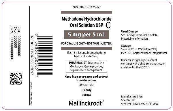 NDC 00406-6221 METHADONE HYDROCHLORIDE 10 mg/5mL Details | HelloPharmacist