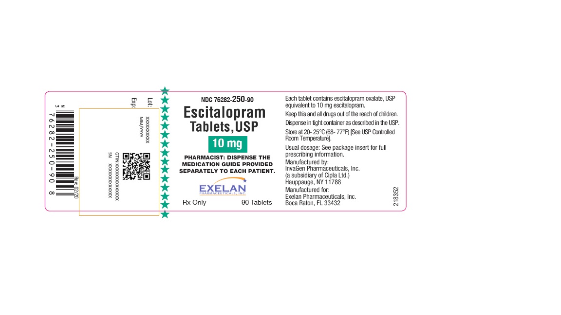 NDC 76282025130 Escitalopram oxalate 20 mg/1 Details HelloPharmacist