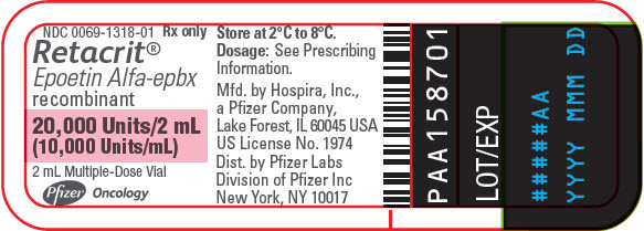 NDC 00069-1309-04 RETACRIT 40000 [iU]/mL Details | HelloPharmacist